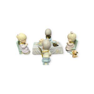 Vintage 1991 Enesco Precious Moments Thanksgiving Figurines Set of 6 S. Butcher